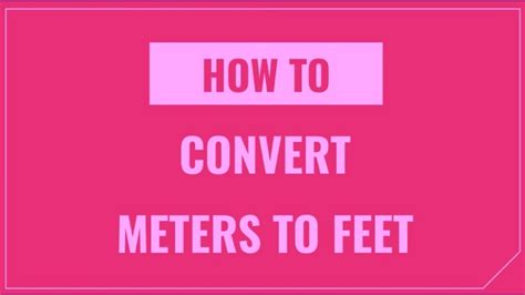 Convert 1.92 Meters to Feet